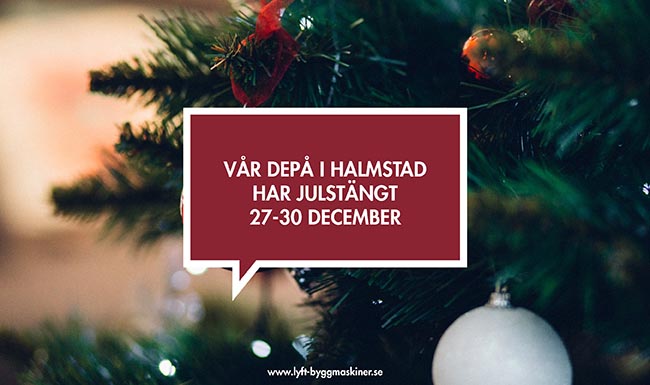 Julstängt i Halmstad